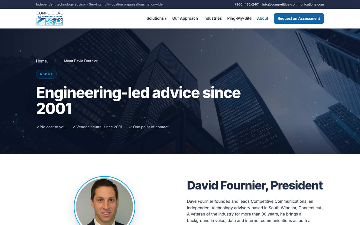 Competitive Communications About page