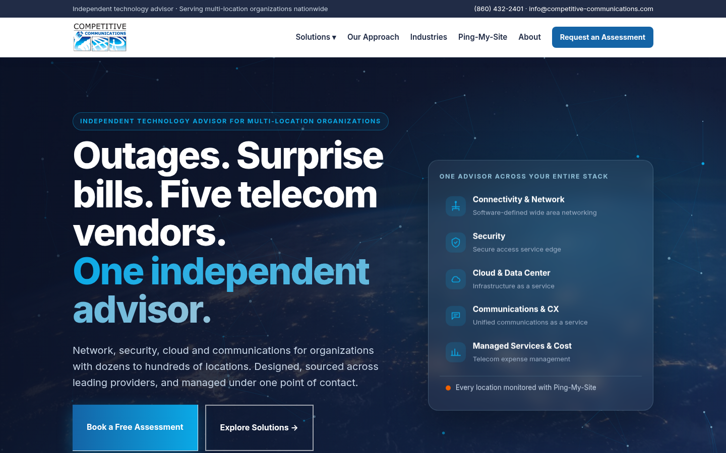 Competitive Communications homepage